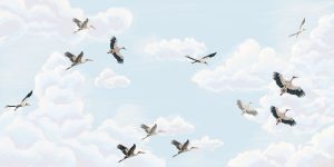 Stork in the Cloud (Dawn) - Full Preview