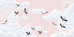 Stork in the Cloud (Dusk) - Full Preview